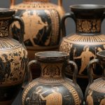 old Greek pottery