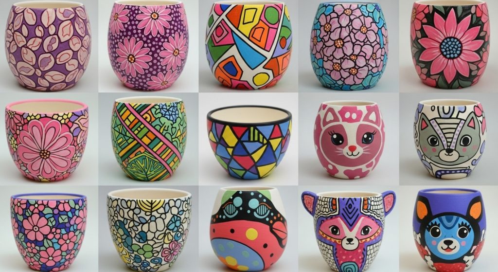 pottery painting designs